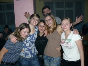 Kamča, Renča, Dáša, Verča, já